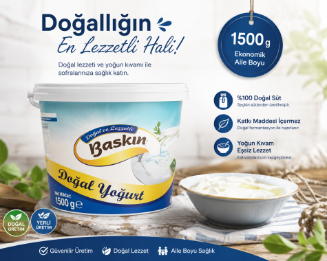DOĞAL YOĞURT  1500 gr
